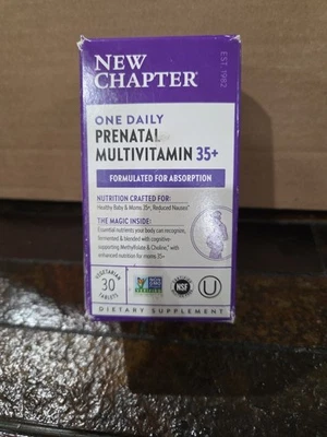 Nuevo suplemento multivitamínico prental diario Chapter One 35+ - 30 tabletas vegetales 26/04 Foto 1 de 2