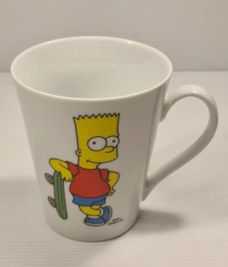 Taza Bart Simpson 300 ml Los Simpson 2008 taza de té de café coleccionable - Imagen 1 de 5