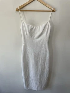 NWT Katie May Revolve Pretty Bird Dress White Draped Low Back Bridal Women’s M - Picture 1 of 12
