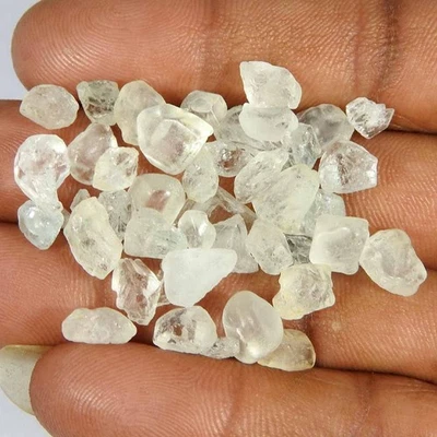 Piedra preciosa de cabujón áspera faceta topacio blanco 100 % natural 65,65 quilates. lote Foto 1 de 3