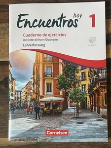 Encuentros Hoy 1 Cuederno de ejercicios. Lehrerfassung Lösungen Audio-CD - Bild 1 von 1