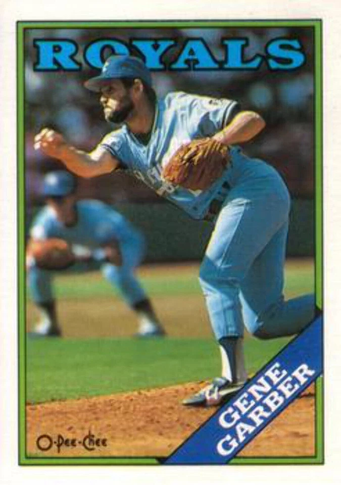 #289 Gene Garber - Kansas City Royals - 1988 O-Pee-Chee Baseball - Image 1 of 1
