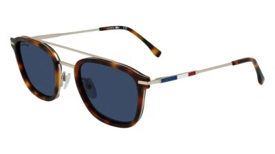 GAFAS DE SOL UNISEX LACOSTE L608SND 710 52 MM AZUL HABANA Puente de Metal Nuevas con Etiquetas Foto 1 de 4