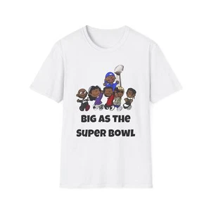 Camiseta Kendrick Lamar Big As The Super Bowl Halftime Show Hip Hop Gráfica Camisa - Imagen 1 de 13