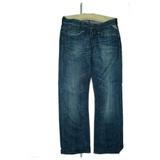 REPLAY Doc Men's Jeans Pants Straight Leg Comfort Regular W32 L30 Used Look Blue