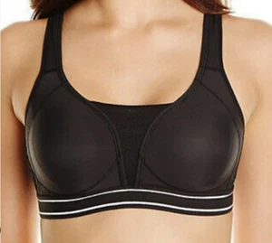 Reggiseno sportivo Amoena Black Performance Mastectomia 32A senza ferretto senza imbottitura 0658 - Foto 1 di 3