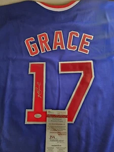 Mark Grace Autographed Custom Cubs Jersey...JSA COA - Picture 1 of 5