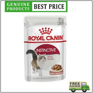 Royal Canin Wet Cat Food 12*85 Gms 1 Pack Instinctive Gravy Adult Pouches - Picture 1 of 2