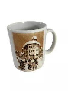 Tams Made in England Shakespears Globus Souvenir Becher 10 Unzen Kaffee Tee weiß braun - Bild 1 von 7