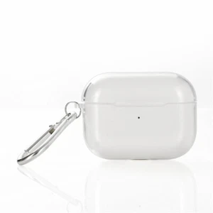 For Apple AirPods 3rd/4th Gen 2024/Pro 2 Slim Soft TPU Clear Case Cover+KeyChain - Picture 1 of 16