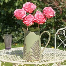 Green Pitcher Flower Jug Vase Ceramic Plant Pot Indoor Outdoor Spring Decoration