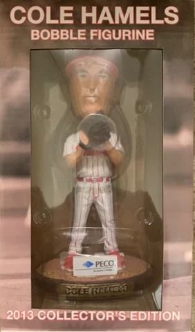 Cole Hamels Philadelphia Phillies 2013 Bobblehead Figure Cover