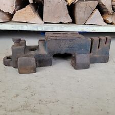 Vintage QUEEN Cast Iron Sickle Bar Square Chain Breaker 45RB Swage Block Riveter