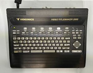 Videonics Video Titlemaker 2000 Model TM 2000 NTSC w/AC Adapter