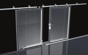 Schiebetor Hallentor Tore bis 100kg Seitenwandhalter Set Profil 33x34mm L3m - Bild 1 von 3