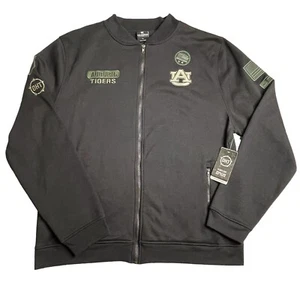 NWT Kentucky Wildcats Jacket Men' Large Black Military Appreciation OHT Patches - Picture 1 of 12