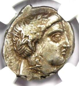 Greek Paeonia Patraus AR Tetradrachm Silver Coin 335-315 BC - NGC XF (EF) - Picture 1 of 4