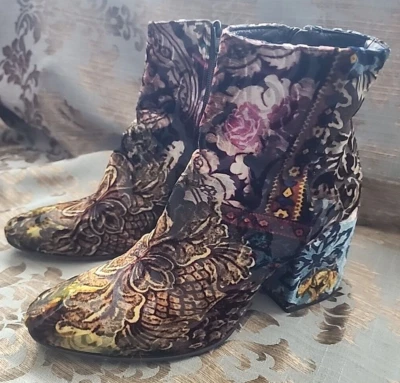 Russell & Bromley ROXANNE Botines Tacón Brocado Tapiz EU 41 US 10.5 £295 Foto 1 de 4