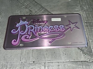 Walt Disney World Disney Princess Crown Metal License Plate New Sealed - Picture 1 of 2