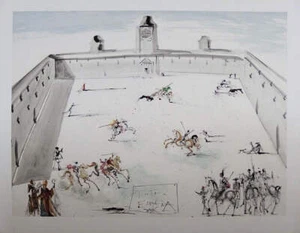 Salvador DALI : Tienta en Espana - Lithographie signée - Imagen 1 de 8
