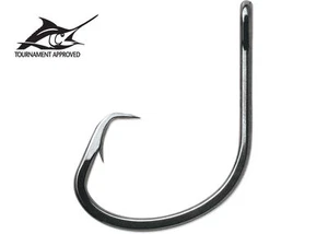 VMC 8386-BN 3X TOURNAMENT CIRCLE HOOK--BLACK NICKEL--25 PACK-PICK YOUR SIZE - Picture 1 of 2