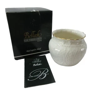 Colección Cuenco Belleek Encaje 3" Renovación con Borde Dorado - Imagen 1 de 7