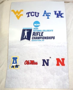 NCAA 2024 National Collegiate Rifle Championships Morgantown WV Event Poster - Picture 1 of 5
