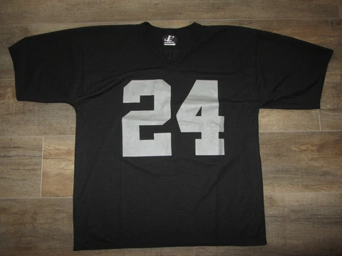Oakland Raiders Charles Woodson Logo Athletic NFL Football Jersey #24 Black L Cover
