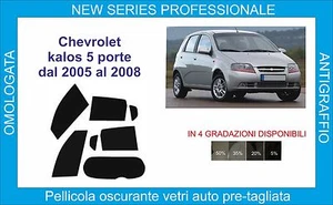 pellicole oscuranti vetri compatibili con chevrolet kalos 5p dal 2005-08 compl - Imagen 1 de 1