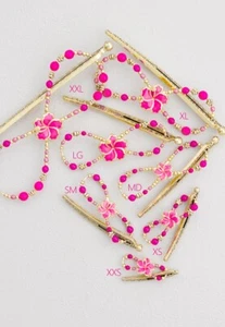 Lilla Rose Hibiscus Sunset Pink Flexi Hair Clip FX-2609 S (Small) - Picture 1 of 2
