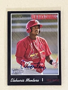 Heritage Minors Black Auto Elehuris Montero 40/50 Palm Beach 2019 autógrafo - Imagen 1 de 2