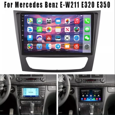 Car Radio Stereo For Mercedes Benz E-W211 E320 E500 GPS Carplay 6+64G Android 13 - Image 1 of 4