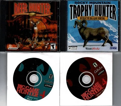 Cabelas Big Game Hunter 4 & Rocky Mountain Trophy Hunter & Deer Hunter 03 Pc New - Image 1 of 2