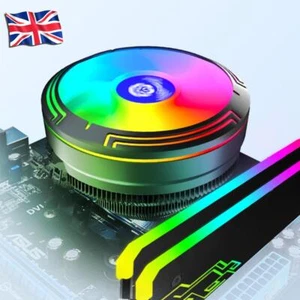 RGB CPU Cooler TDP 95W Ventilador 124mm Quiet 12V 4PIN PWM Fan Use for Intel AMD - Afbeelding 1 van 10