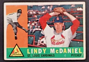 1960 Topps - #195 Lindy McDaniel St. Louis Cardinals GVG - Picture 1 of 6