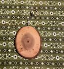 50s 60s Vintage Wood Slab Keychain~ Cottagecore Camping Trees Forest Natural