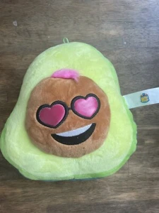 Funky Avocado Comfort Food Plush Avocado With Pink Sunglasses 9” New - Picture 1 of 5