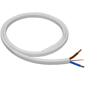 2m x 6mm Twin & Earth Flat White Cable LSZH BS7211 BASEC 6242B Shower Cooker T&E - Picture 1 of 3