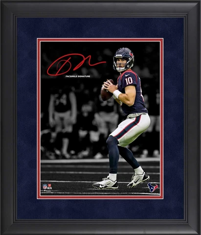 Davis Mills Houston Texans Framed 11" x 14" Spotlight Photograph Cover