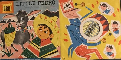 2 lp Lot CRG 5025 kids records Little pedro - yankee doodle 9008 Pete Seger - Image 1 of 4