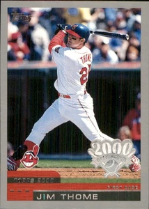 Jim Thome 2000 Topps Opening Day #130 Cleveland HOF FREE SHIPPING AutographDen - Picture 1 of 2