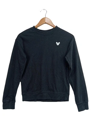 DISNEY T-Shirt Manches Longues Femme Noir Mickey Mouse (EU 34) - Photo 1/4