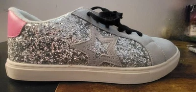 Zapatillas Torrid Gris, Plateado y Rosa Lentejuelas - Talla 10W Nunca Usadas Foto 1 de 4