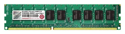 Transcend Server Workstation Memory PC3-10600 DDR3 1333 8GB 1.5V 240-pin ECC DIM - Image 1 of 4