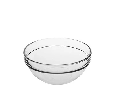 Coppetta In Vetro Temperato Trasparente Empilable 10,5 - Immagine 1 di 4