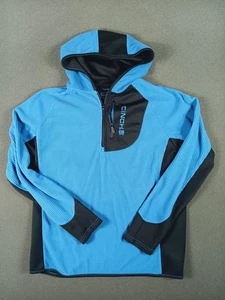 Sudadera con Capucha Cinch Para Hombre Grande Azul 1/4 Cremallera Tecnología Pullover Waffle Polar Suéter LEER - Imagen 1 de 10