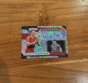 Bastian Schweinsteiger 2020-21 Prizm EPL Choice Prizm Flashback Auto NRMT+ Man U - Picture 1 of 2