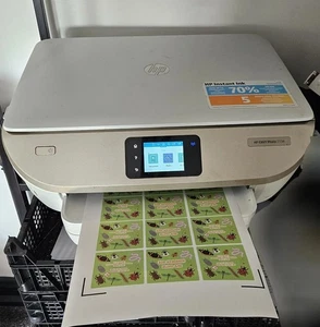 HP Envy 7134 All-in-One Inkjet Printer Working Order Tested - Zdjęcie 1 z 7