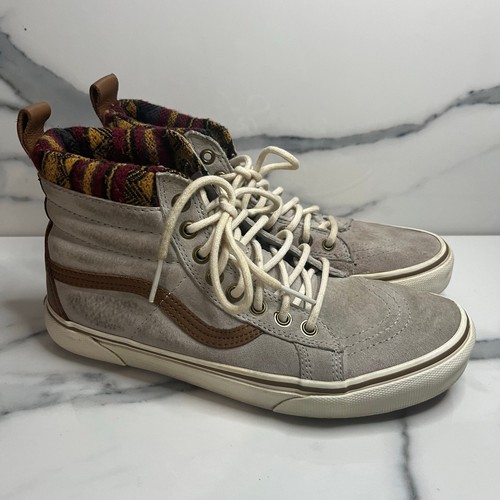 Vans Sk8 Sneaker Scotchgard grigio scamosciato pelle marrone taglia M 7 5 W taglia 9