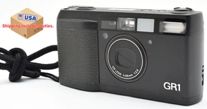 LCD Works! [MINT w/ Strap] Ricoh GR1 Black Point Shoot 35mm Film Camera JAPAN - Picture 1 of 19